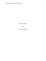 health care spending The United States spends