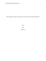 Property Rights, Cybercrime, and Cyberpiracy�s Impact on Domestic and Foreign Business