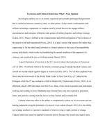 Terrorism and Cultural Relativism: What�s your opinion?