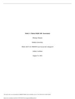 PRAC 6675 Psychiatric Mental Health Nurse Practitioner wk 1 Assignment 2
