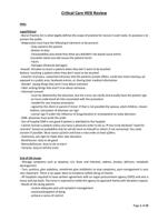 Critical Care HESI Review Page   Legal/Ethical