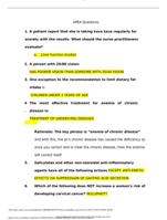 APEA Midterm 500 Questions with Answers