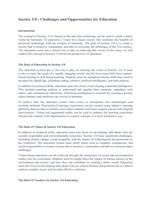 Society 5.0 in an educational point of view