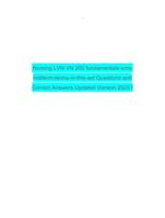 Nursing LVN VN 200 fundamentals-cms-midterm-terms-in-this-set Questions and Correct Answers Updated Version 2023