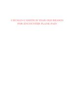 I HUMAN-C-SMITH 33 YEAR OLD REASON FOR ENCOUNTER FLANK PAIN