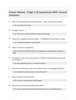 Ocean Waves : Page 3 |8 Questions| With Correct Answers.