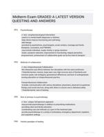 Midterm Exam GRADED A LATEST  VERSION QUESTINS AND ANSWERS