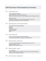 CNIT422 Exam Final Questions & Answers