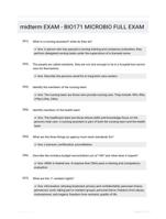 midterm EXAM - BIO171 MICROBIO FULL EXAM