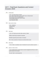 6311 - Final Exam Questions and Correct Answers 2024