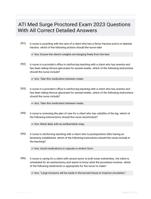 ATI Med Surge Proctored Exam 2023 Questions With All Correct  Detailed Answers
