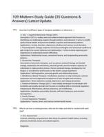 109 Midterm Study Guide (35 Questions & Answers) Latest Update.