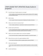 CPXP (EXAM TEST UPDATED) Study Guide (in progress)