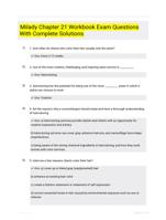 Milady Chapter 21 Workbook Exam Questions With Complete Solutions