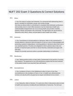 NUFT 202 Exam 3 Questions & Correct Solutions