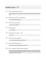Boating Exam - CT