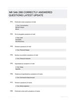NR 546 288 CORRECTLY ANSWERED QUESTIONS LATEST UPDATE
