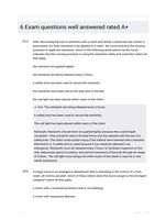 6 Exam questions well answered rated A+