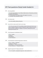 CPI Test questions Study Guide Graded A+