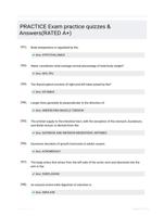 PRACTICE EXAM COMPLETE QUESTIONS AND ANSWERS 2024/2025 (100%) VERIFIED | RATED A+