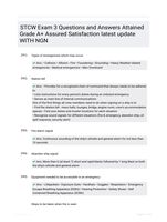 STCW Exam 3 Questions and Answers Attained Grade A+ Assured Satisfaction latest  update WITH NGN
