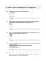 ACSM-EP practice exam (from study book)