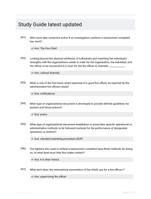 Study Guide latest updated