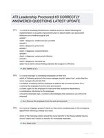 ATI Leadership Proctored 69 CORRECTLY ANSWERED QUESTIONS LATEST UPDATE