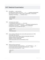 DOT Medical Examination