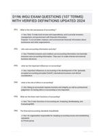 D196 WGU EXAM QUESTIONS (107 TERMS) WITH VERIFIED DEFINITIONS UPDATED 2024