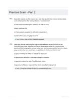 Practice Exam - Part 2