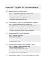 Final Exam Questions and Answers Graded A