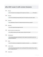 slhs 4301 exam 3 with correct Answers