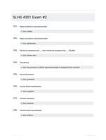 SLHS 4301 Exam #2