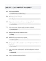 practice Exam Questions & Answers