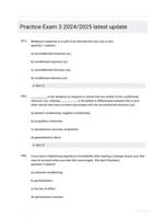 Practice Exam 3 2024/2025 latest update