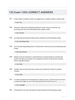 132 Exam 100% CORRECT ANSWERS