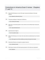 Corrections in America Exam II review - Chapters 11 and 12