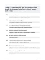 State EXAM Questions and Answers Attained Grade A+ Assured Satisfaction latest  update WITH NGN