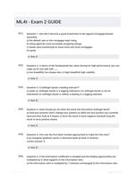 ML4t - Exam 2 GUIDE