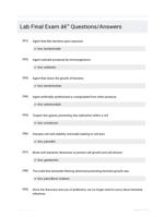 Lab Final Exam - Questions/Answers