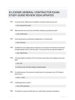 B LICENSE GENERAL CONTRACTOR EXAM STUDY GUIDE REVIEW 2024 UPDATES