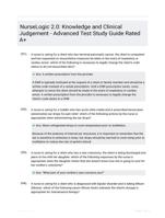 NurseLogic 2.0: Knowledge and Clinical Judgement - Advanced Test Study Guide Rated A+