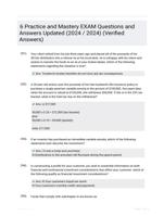 6 Practice and Mastery EXAM Questions and Answers Updated (2024 / 2024) (Verified Answers)