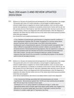 Nurs 204 exam 3 AND REVIEW UPDATED 2023/2024
