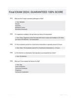 Final EXAM 2024 | GUARANTEED 100% SCORE