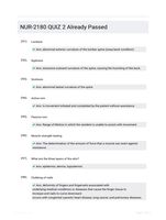 NUR-2180 QUIZ 2 42 CORRECTLY ANSWERED QUESTIONS LATEST UPDATE