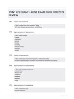 PRN1178 EXAM 1 -BEST EXAM PACK FOR 2024 REVIEW