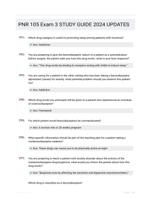 PNR 105 Exam 3 STUDY GUIDE 2024 UPDATES