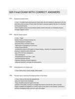509 Final EXAM  WITH CORRECT ANSWERS